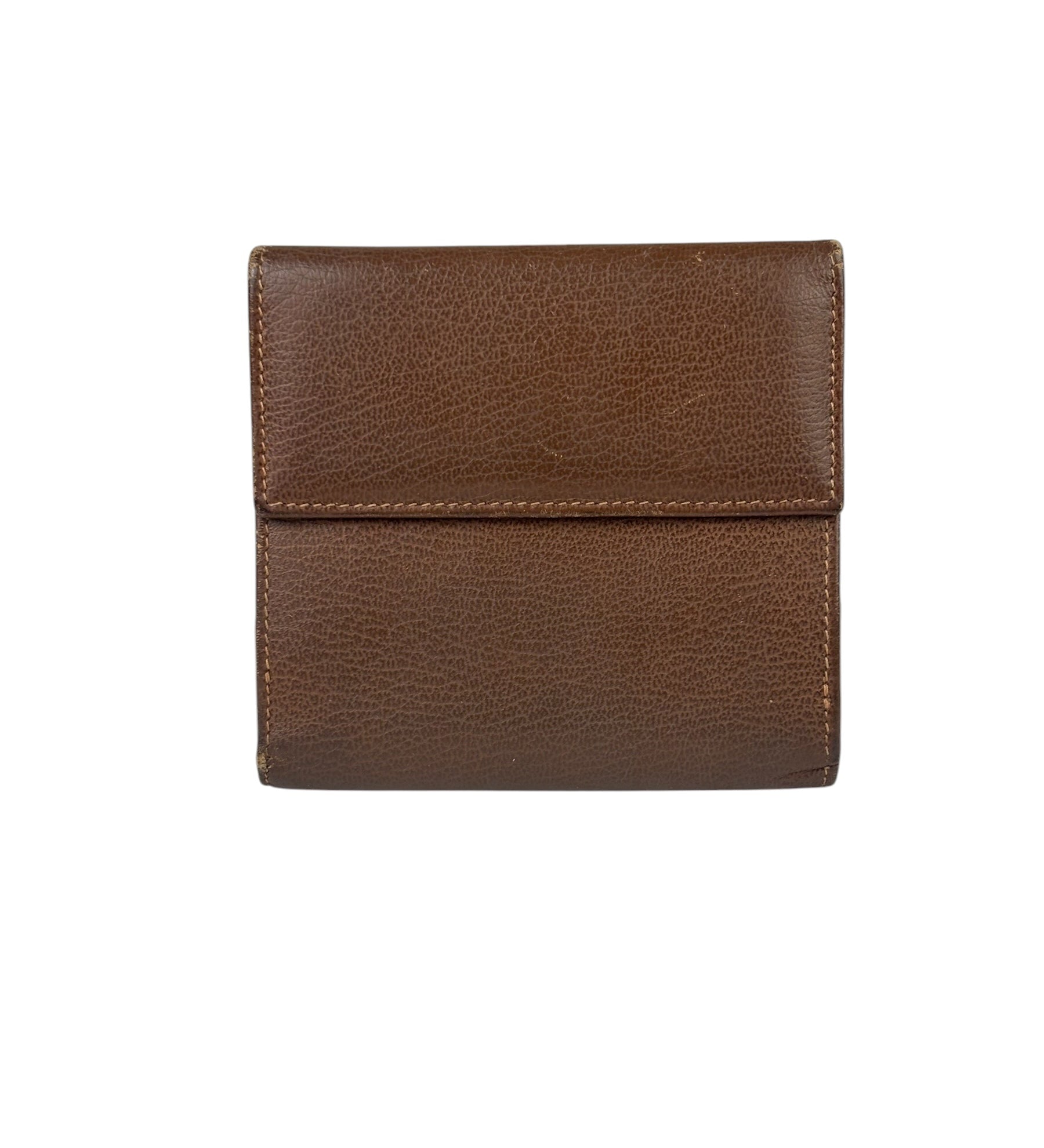 Salvatore Ferragamo Vintage Brown Leather Bifold Wallet