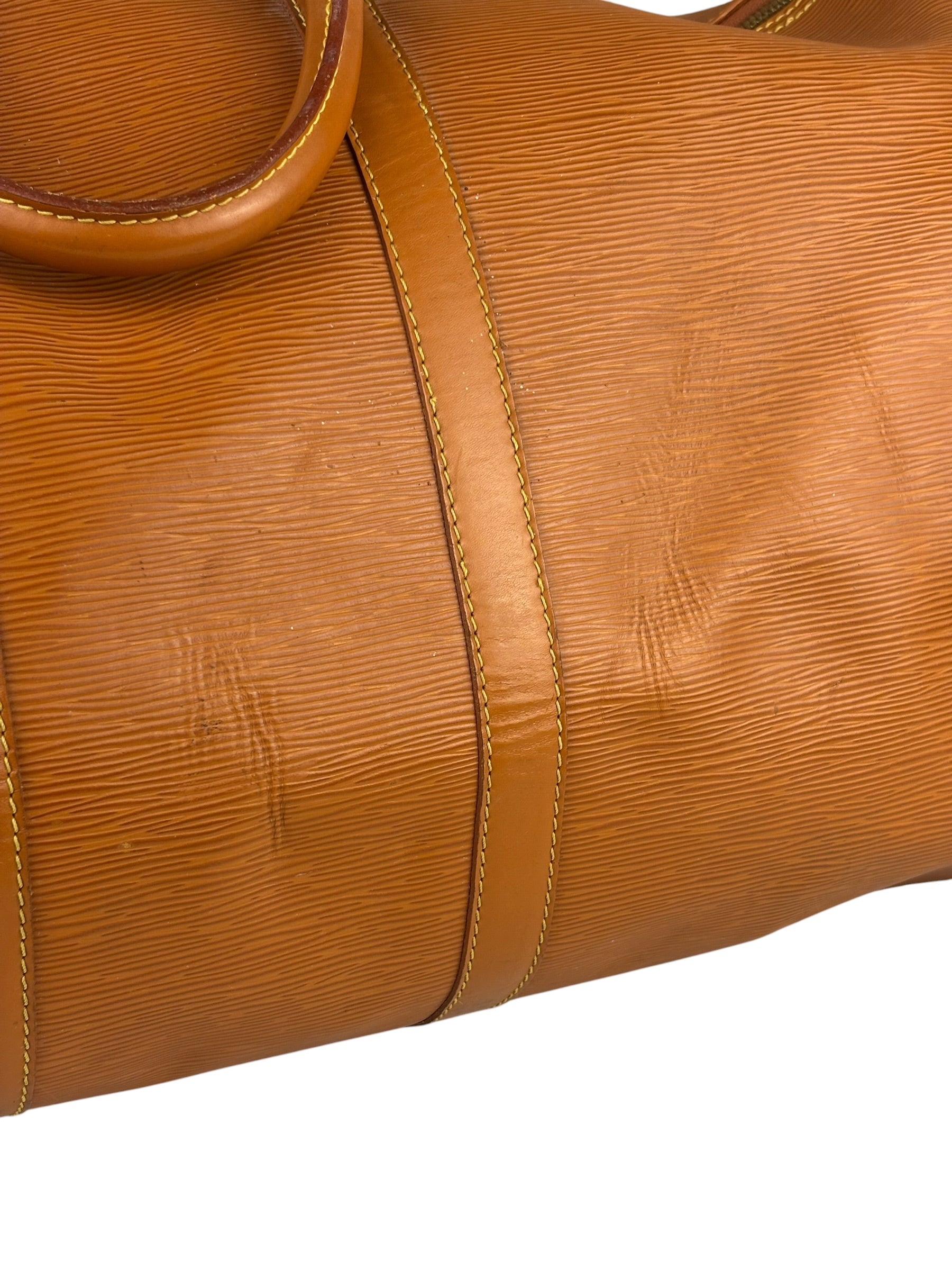 Louis Vuitton Vintage Epi Leather Keepall Travel Bag