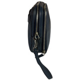 Prada Navy Blue Leather Camera Bag