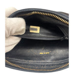 Chanel Vintage Black Quilted Leather CC Camera Bag 1989