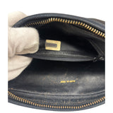 Chanel Vintage Black Quilted Leather CC Camera Bag 1989