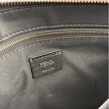 Fendi Black Leather Think Fendi Clutch
