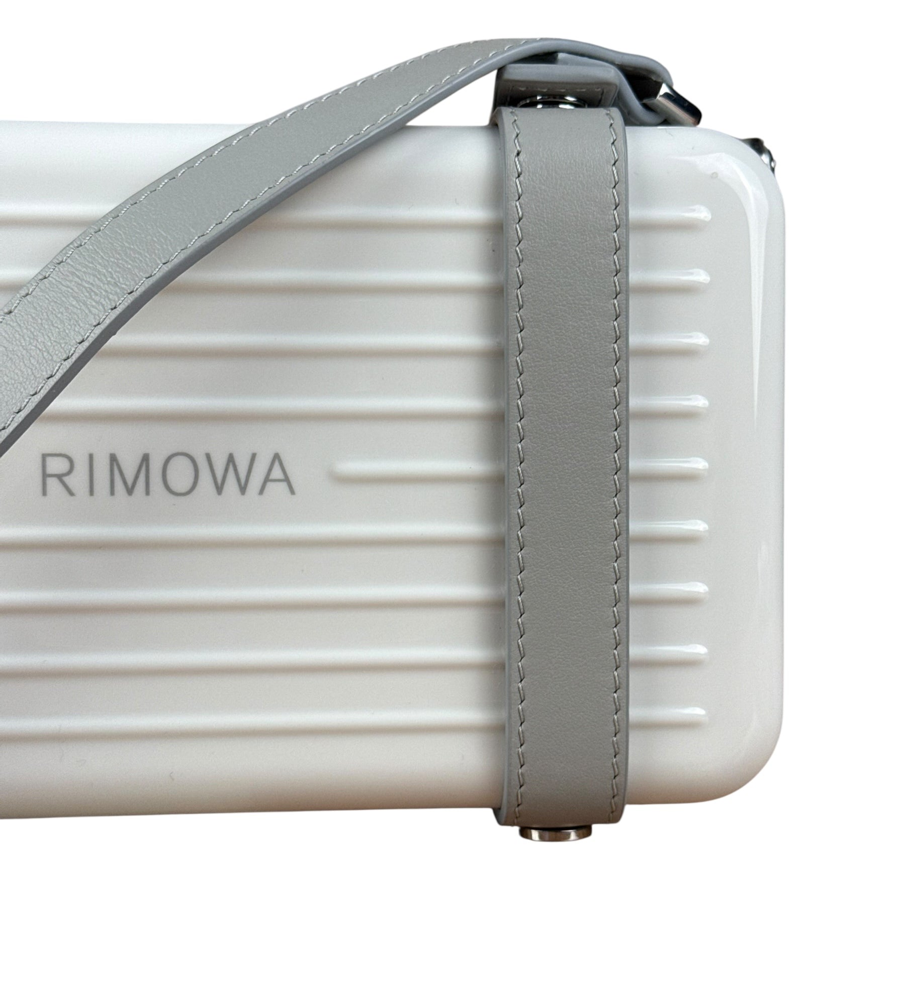Rimowa Personal Polycarbonate Crossbody Clutch White