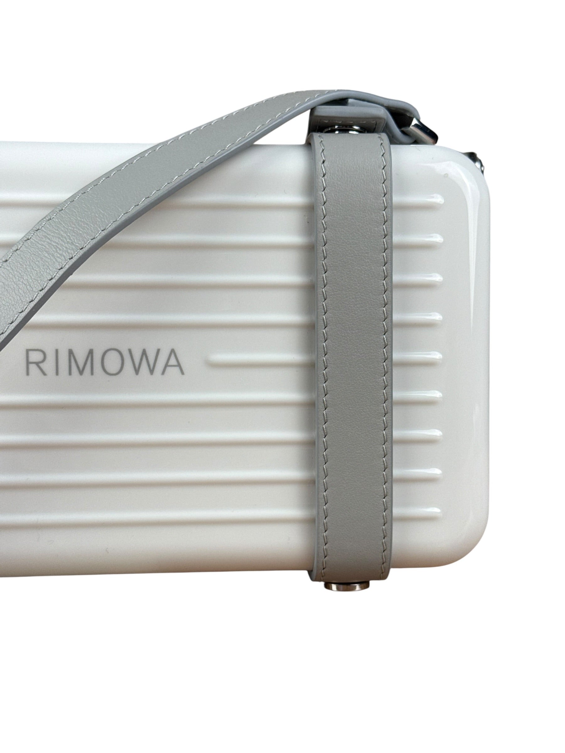 Rimowa Personal Polycarbonate Crossbody Clutch White