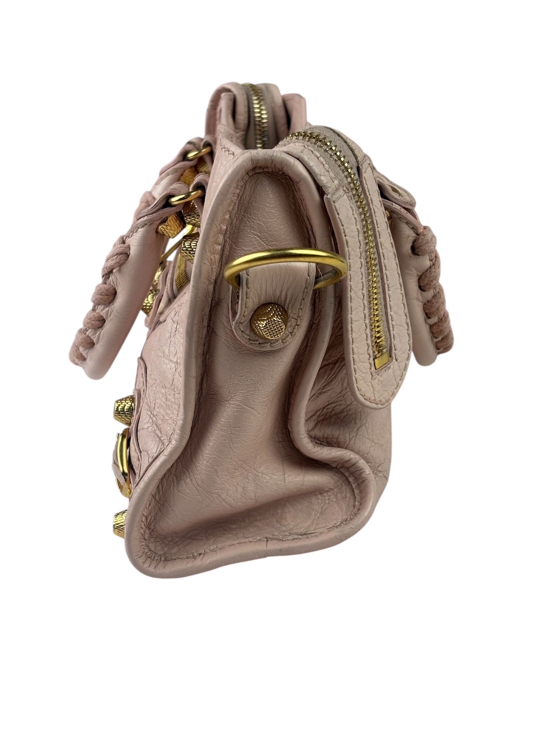 Balenciaga Pink Leather Le City Two-Way Bag