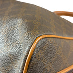 Bally Vintage Leather Coated Monogram Handbag