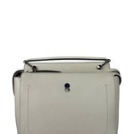 Fendi Cream Leather Latte Two-Way Bag