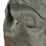 Prada Vintage Black Nylon Drawstring Backpack