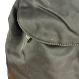 Prada Vintage Black Nylon Drawstring Backpack