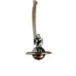 Vivienne Westwood Silver 3D Globe Necklace