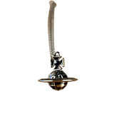 Vivienne Westwood Silver 3D Globe Necklace