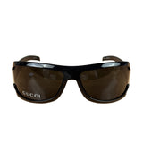 Gucci Black GG.15.1/N/S Black Injection-Frame Shield Sunglasses