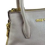 Miu Miu Blush Pink Leather Two-Way Bag