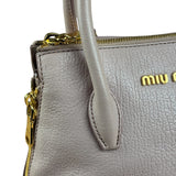 Miu Miu Blush Pink Leather Two-Way Bag
