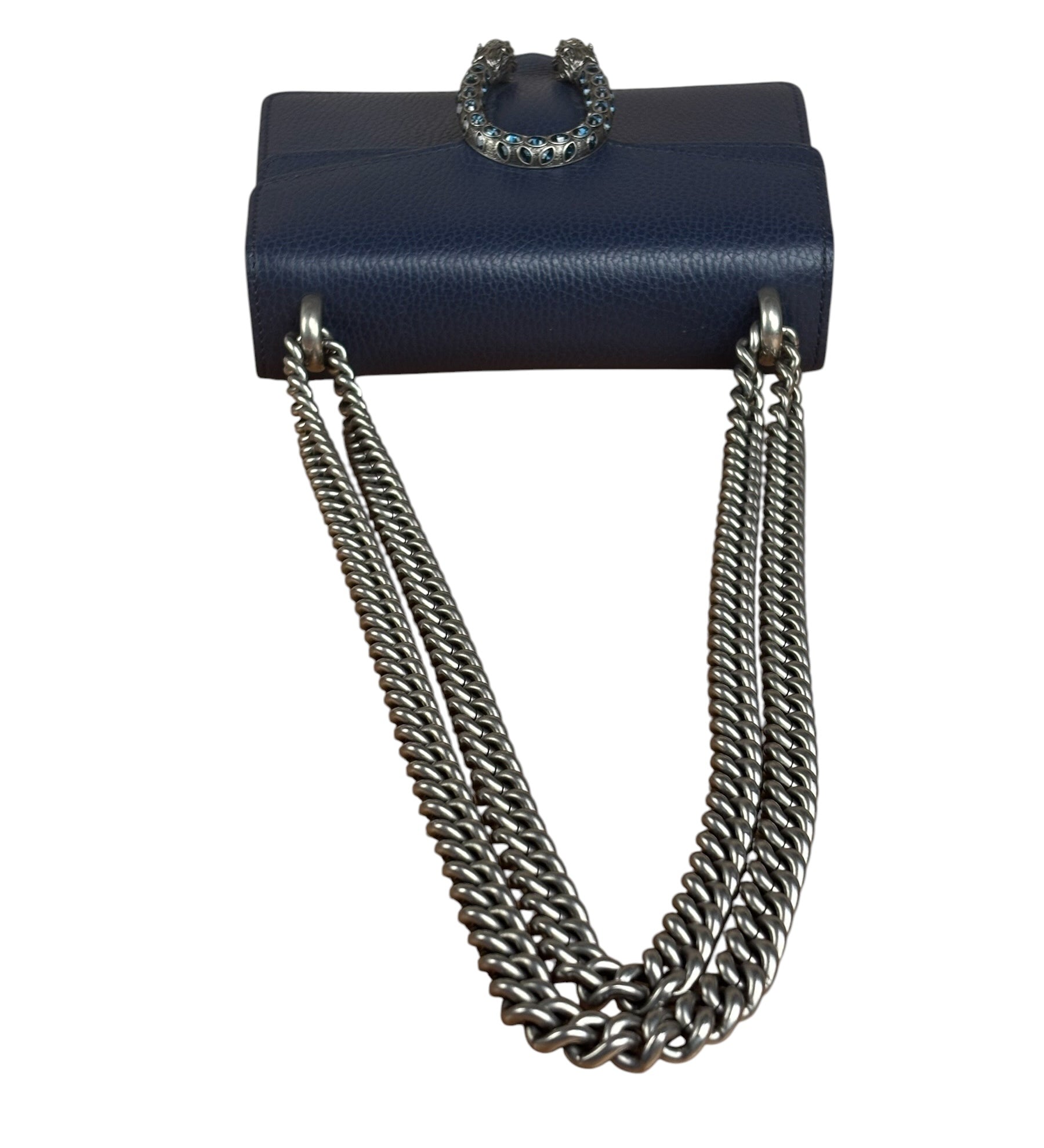 Gucci Navy Blue Dionysus Shoulder Bag
