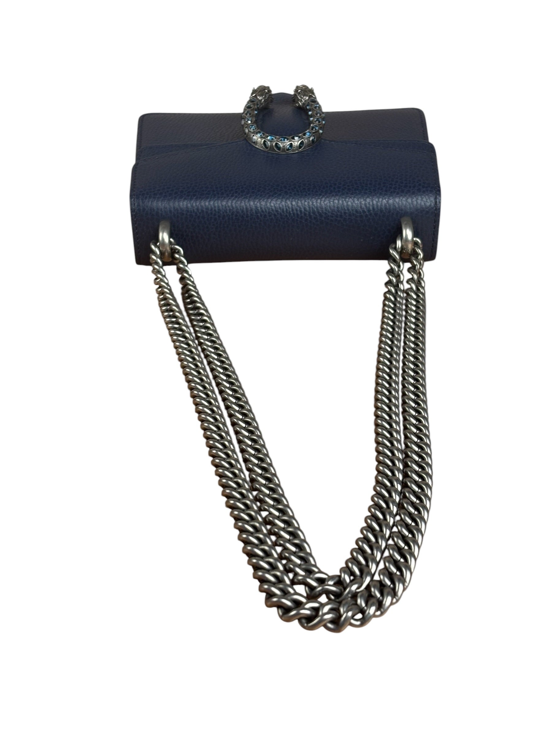 Gucci Navy Blue Dionysus Shoulder Bag