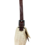 Fendi FF Canvas Baguette