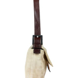 Fendi FF Canvas Baguette