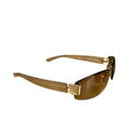 Gucci Vintage GG Web Tinted Sunglasses
