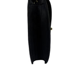 Chanel Black Quilted Satin Shoulder Bag
