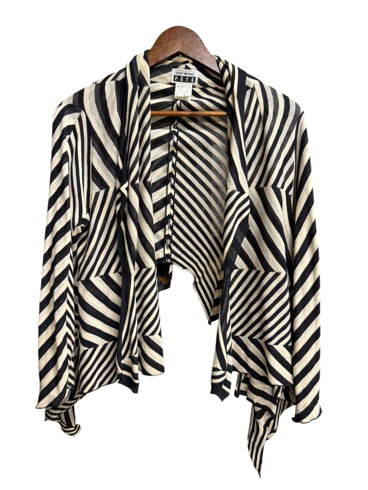 Issey Miyake Féte Striped Cotton Shawl