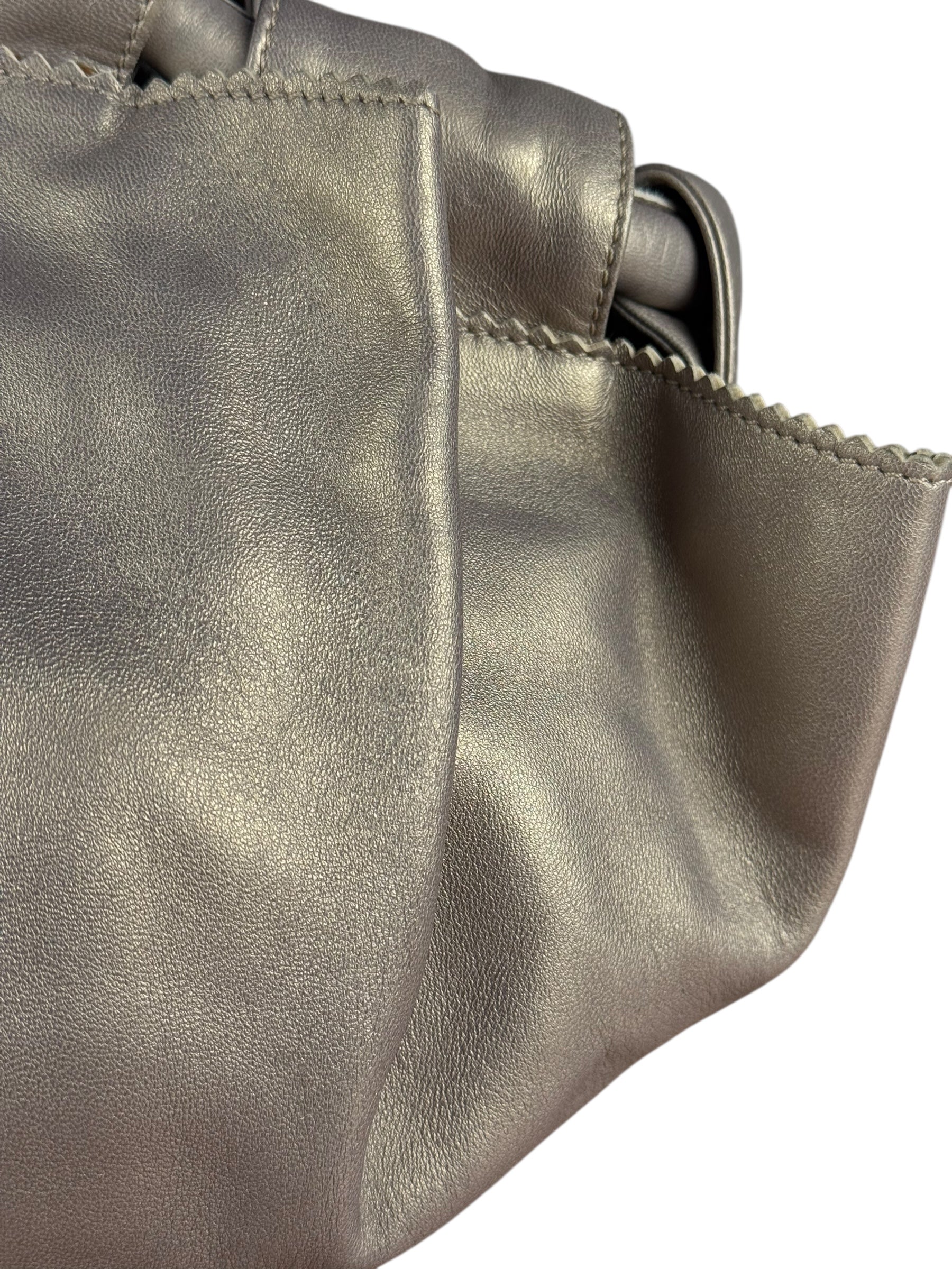 Loewe Metallic Gold Nappa Aire Leather Handbag