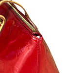 Louis Vuitton Red Monogram Vernis Bellevue Handbag