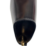 Salvatore Ferragamo Vintage Black Gancini Leather Baguette