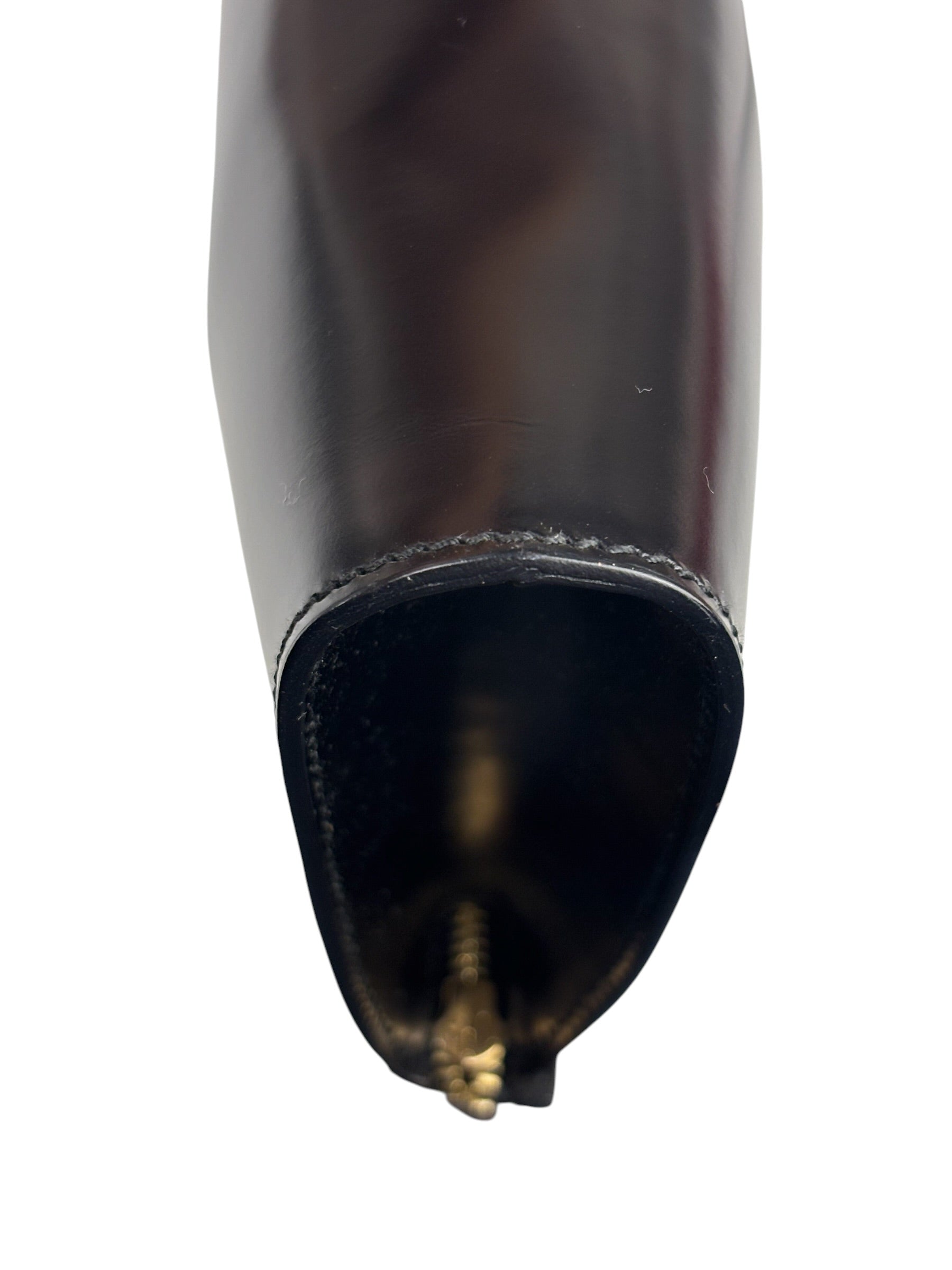 Salvatore Ferragamo Vintage Black Gancini Leather Baguette