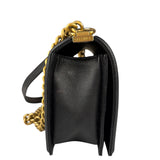 Chanel Black Caviar Leather Boy Bag