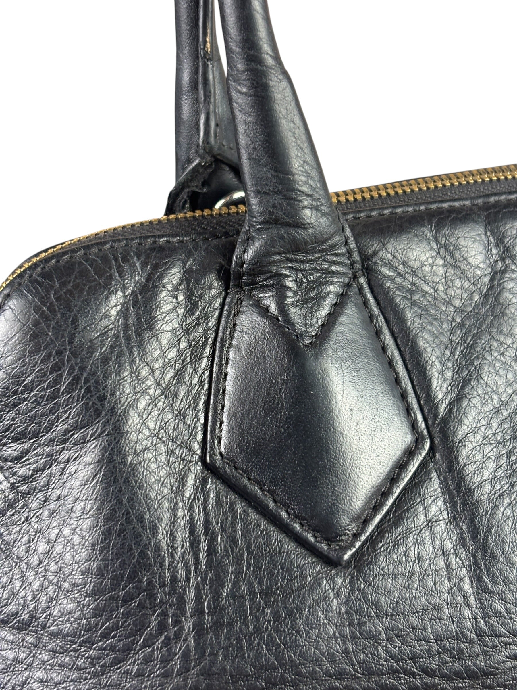 Vivienne Westwood Black Leather Shoulder Bag
