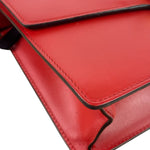 Gucci Red Leather Sylvie Shoulder Bag