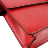 Gucci Red Leather Sylvie Shoulder Bag