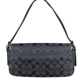 Coach Vintage CC Black Flap Shoulder Bag