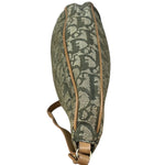 Christian Dior Vintage Olive Green Oblique Saddle Pochette
