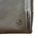 Coach Black Crossgrain Leather Wade Backpack