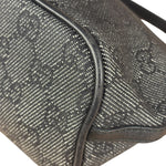 Gucci GG Black Canvas Pochette Handbag