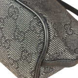 Gucci GG Black Canvas Pochette Handbag