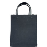 Givenchy Black Leather Trim Mini Logo Printed Tote