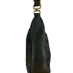 Prada Shoulder Bag Green Canvas Strap