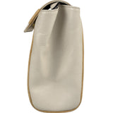 Salvatore Ferragamo Vintage Cream Vara Leather Crossbody Shoulder Bag