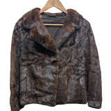Vintage Saga Mink Dark Hazel Brown Coat