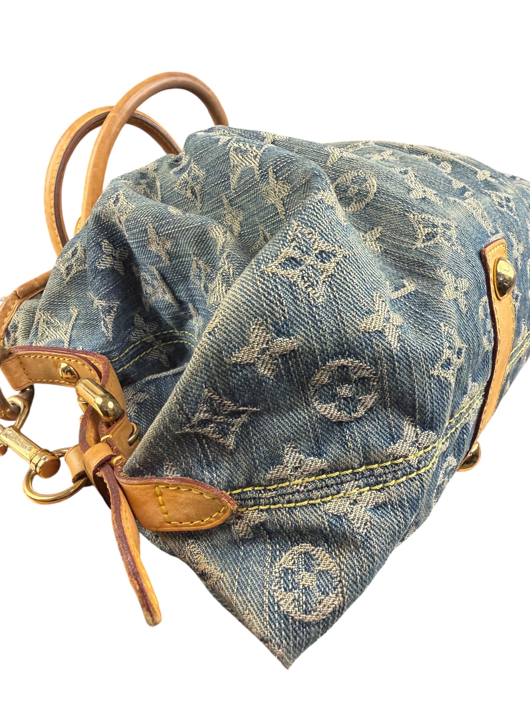 Louis Vuitton Blue Denim Monogram Neo Cabby Two-Way Bag MM