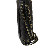 Chanel Black Lambskin Double Flap Bag 2017