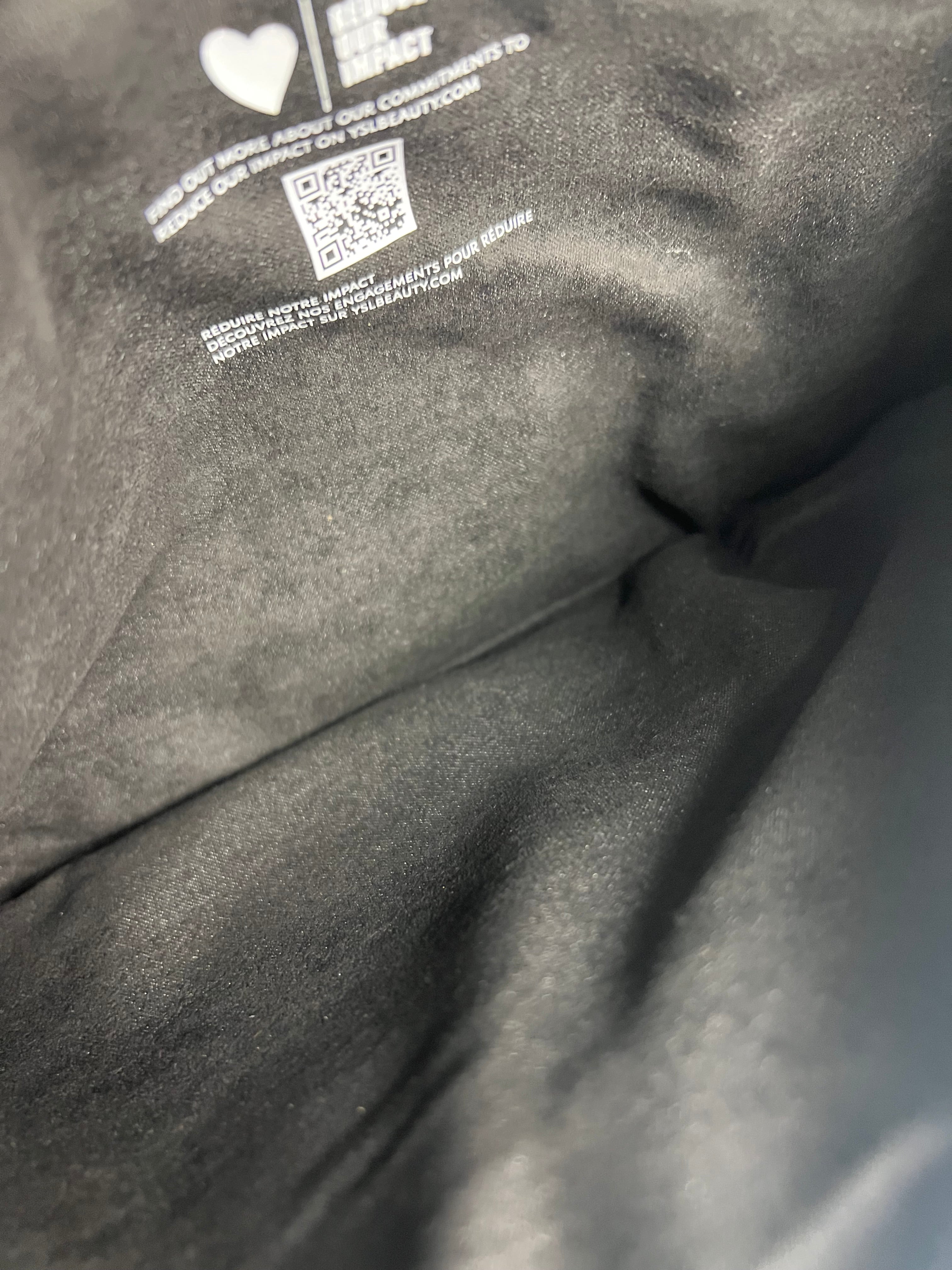 YSL Beauty Gold Makeup Zip Pouch