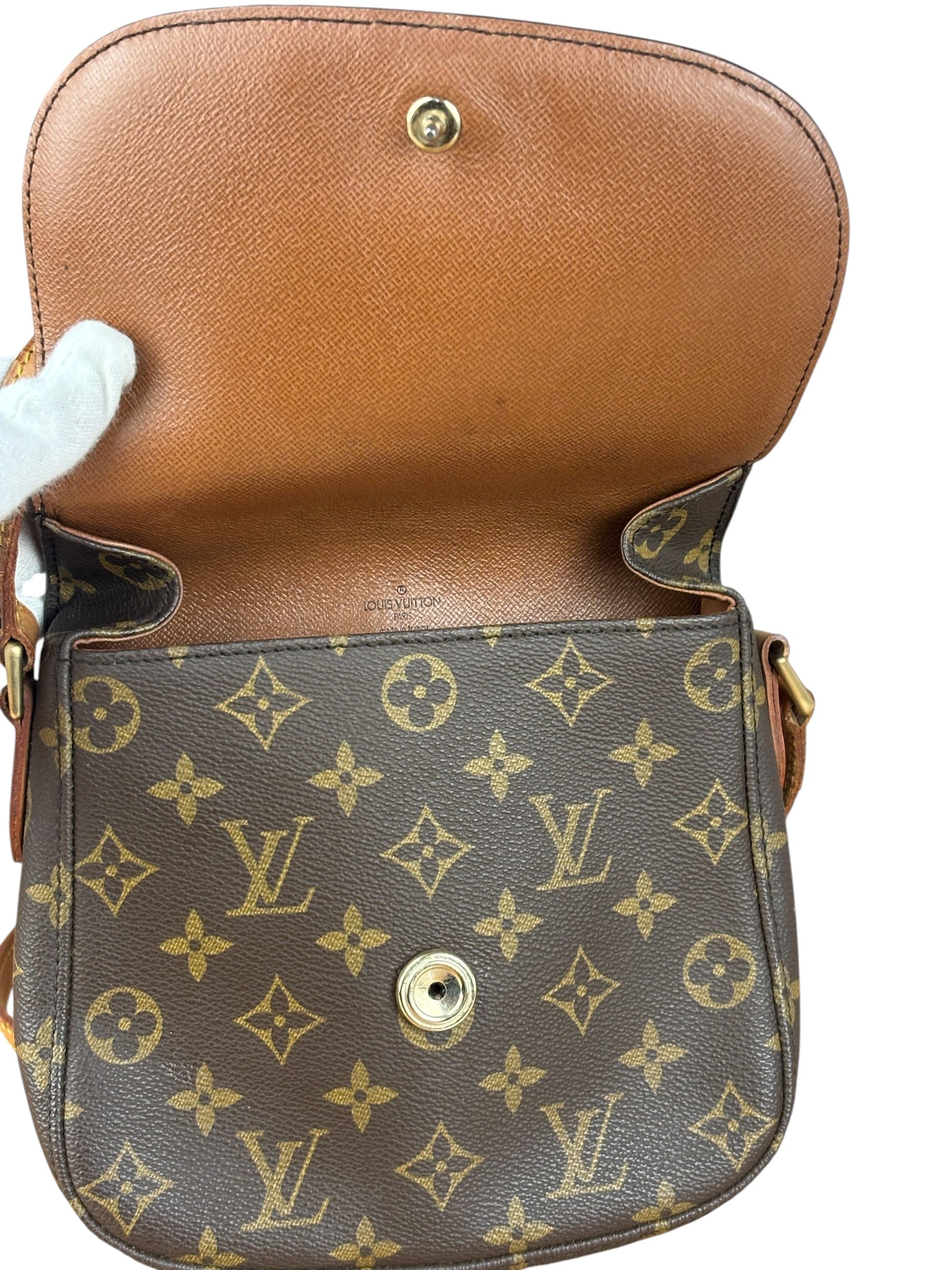 Louis Vuitton Vintage Canvas Monogram Saint Cloud Bag PM
