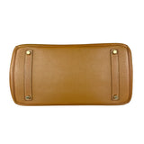 Hermes Birkin 35 Gold Brown Togo Leather Handbag 2001