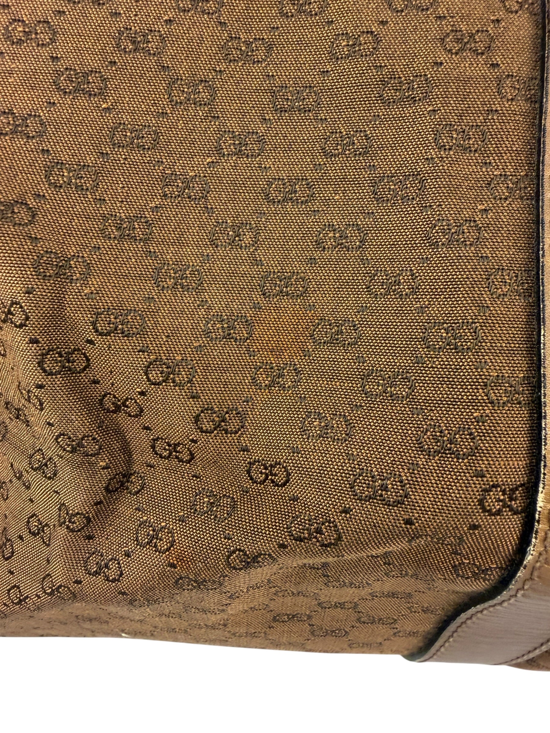 Gucci Vintage Micro GG Travel Bag