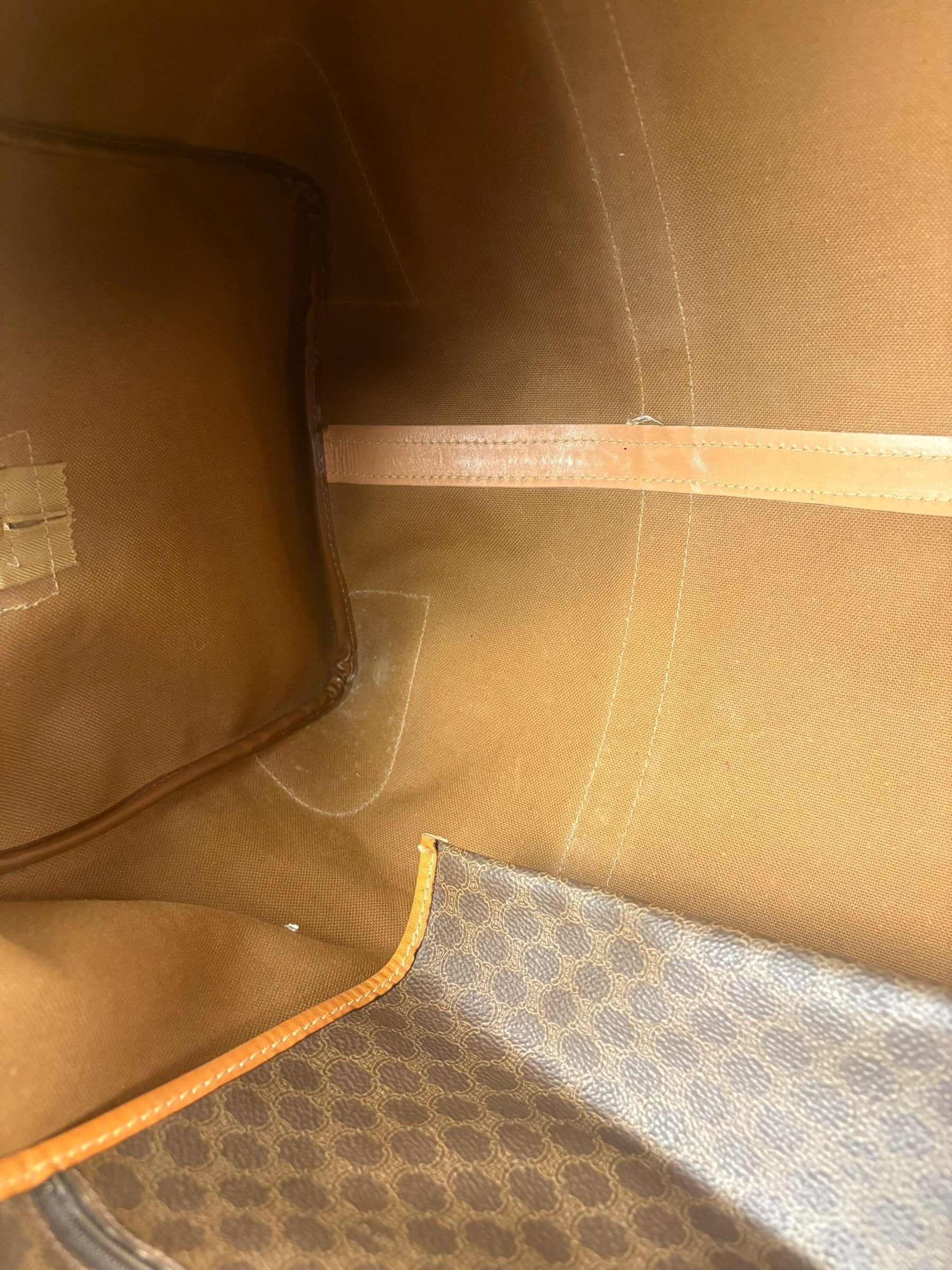 Celine Vintage Macadam Boston Bag