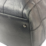 Chanel Navy Chocolate Bar Square Quilt LAX Bowler Bag 2004